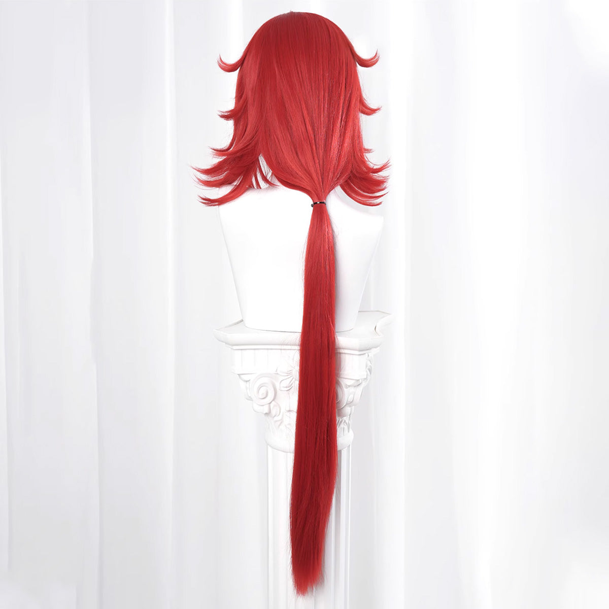 Honkai: Star Rail The Shacklebound Caterina Red Cosplay Wig