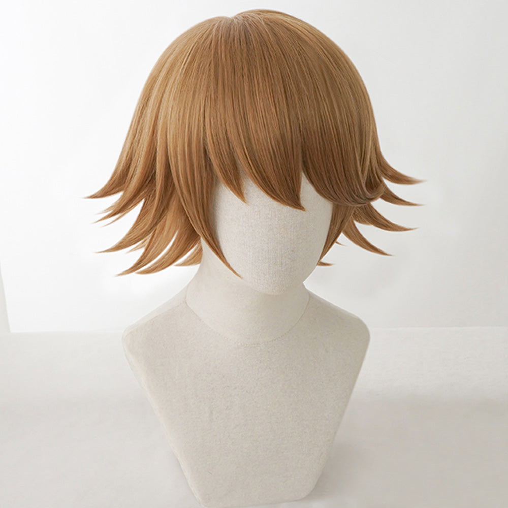 Danganronpa: Trigger Happy Havoc Chihiro Fujisaki Brown Cosplay Wig