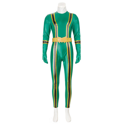 Power Rangers Mystic Force Green Mystic Ranger Cosplay Costume