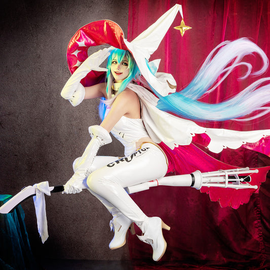 Vocaloid Hastune Miku Racing Miku 2024 Cosplay Costume