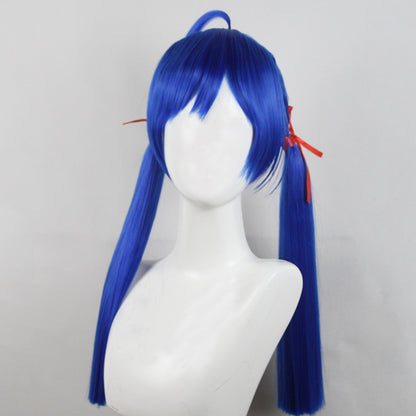 Garou Mark of the Wolves King of Fighters Hotaru Futaba Blue Cosplay Wig