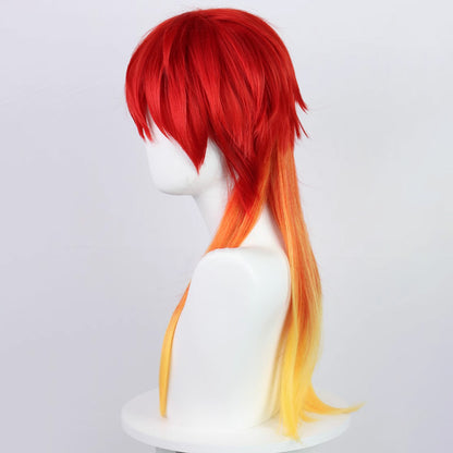 Wind Breaker Chika Takiishi Red Yellow Cosplay Wig