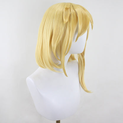 Valorant Agent 23 Deadlock Golden Cosplay Wig