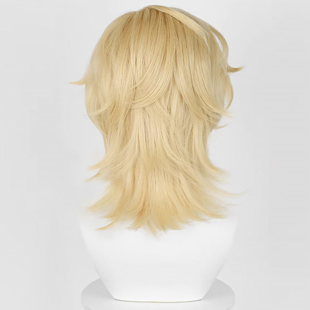 [in stock]Honkai: Star Rail Aventurine Gold Cosplay Wig