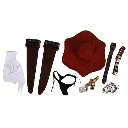 One Piece Boa Hancock Flag Diamond Ship Cosplay Costume