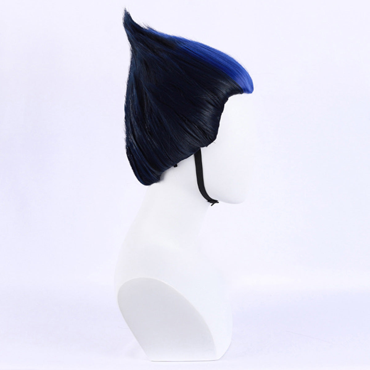 Valorant Yoru Black Blue Cosplay Wig