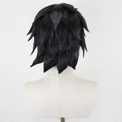 Guilty Gear STRIVE Anji Mito Black Cosplay Wig