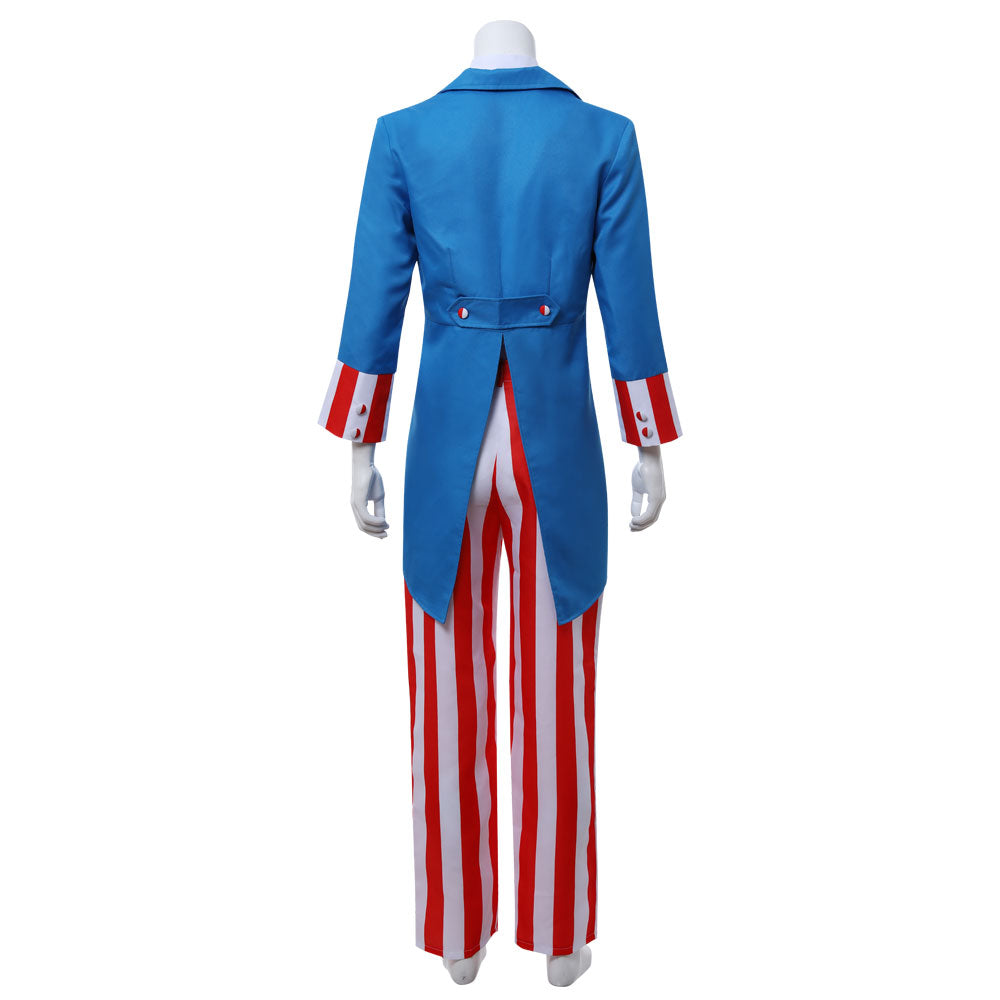 The Purge 3 : Election Year Uncle Sam Halloween Cosplay Costume