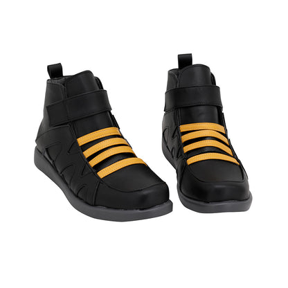 Valorant Phoenix Black Yellow Cosplay Shoes