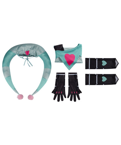 Hazbin Hotel Fizzarolli Green Halloween Party Cosplay Costume