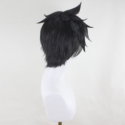 Kaiju No.8 Gen Narumi Black Cosplay Wig