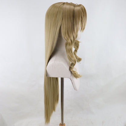 Final Fantasy VII Rebirth FF7R Aerith Gainsborough Loveless Brown Cosplay Wig