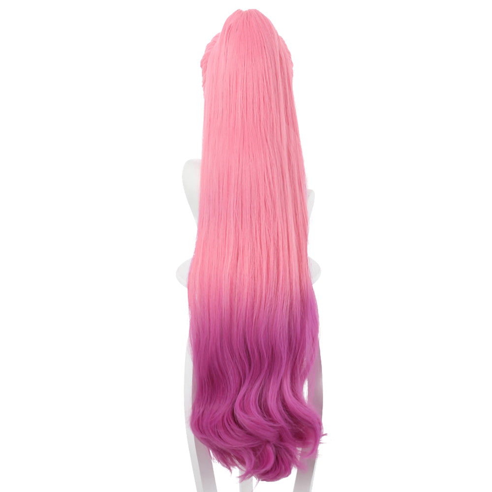 League Of Legends LOL K/DA ALL OUT Seraphine Indie Pink Cosplay Wig
