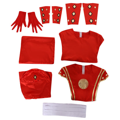 Power Rangers Red Ninjetti Ranger Red Ninja Ranger Cosplay Costume