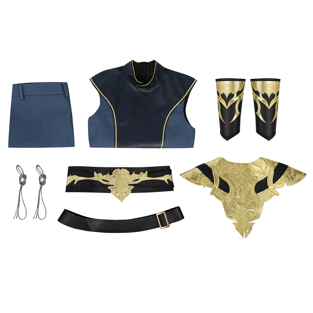 Costume cosplay blu di Street Fighter VI Cammy Game