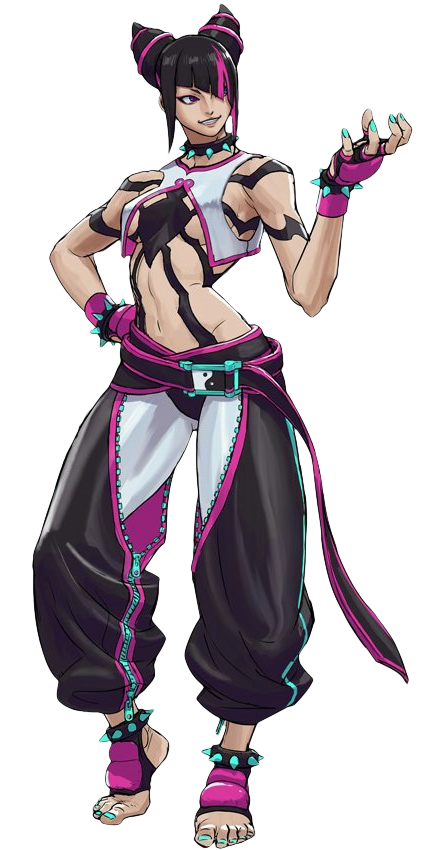 Street Fighter VI 6 Juri Han Cosplay Costume New Edtion