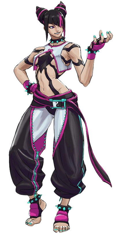 Street Fighter VI 6 Juri Han Cosplay Costume New Edtion