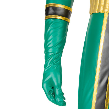 Power Rangers Mystic Force Green Mystic Ranger Cosplay Costume