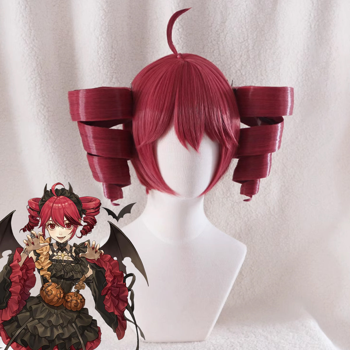 UTAU Kasane Teto Anti-Gravity Red Cosplay Wig