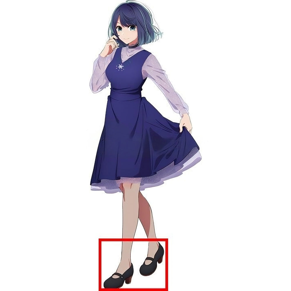 Oshi no Ko Anime Akane Kurokawa Cosplay Shoes