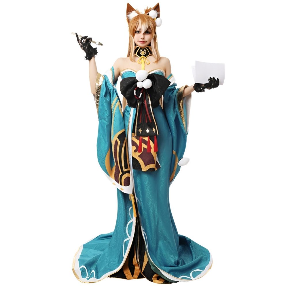 Genshin Impact Ms Hina Gorou Female Cosplay Costume