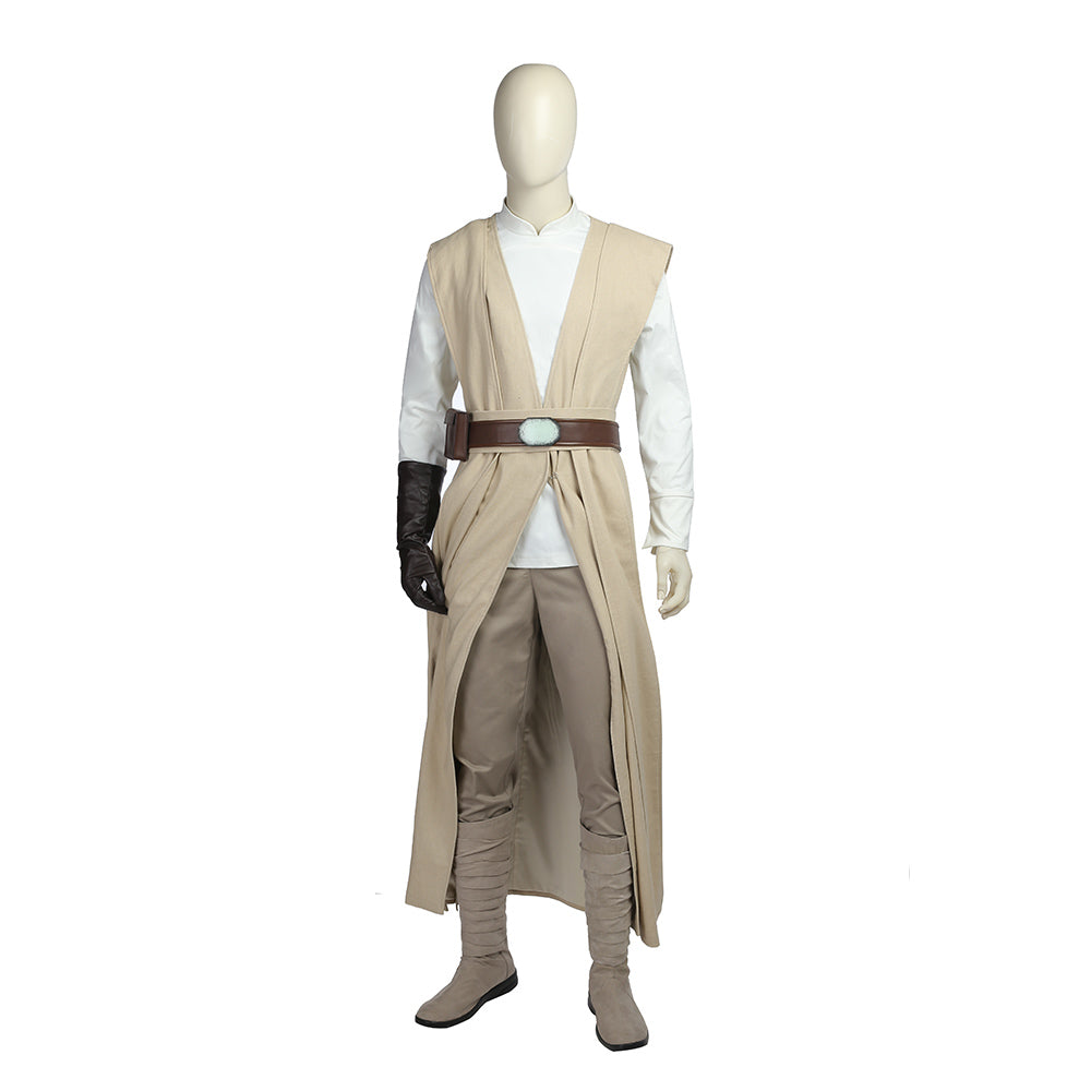 Star Wars The Last Jedi Luke Skywalker Cosplay Costume No Boots