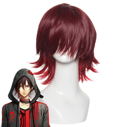 Amnesia Shin Red Cosplay Wig