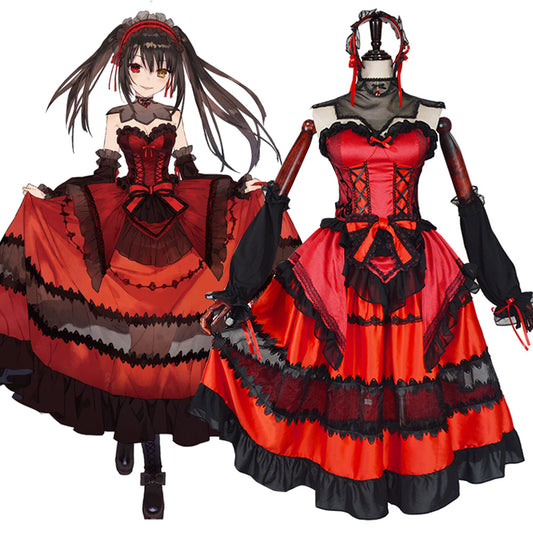 Date A Bullet Tokisaki Kurumi Nightmare Cosplay Costume