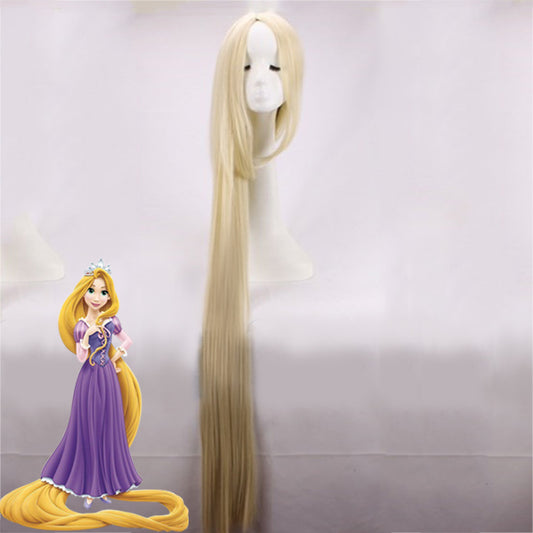 Disney Enredados Rapunzel Princesa Oro Cosplay Peluca