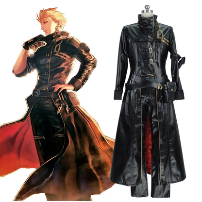 Fate Grand Order Gilgamesh Cosplay Costume - Artificial Leather