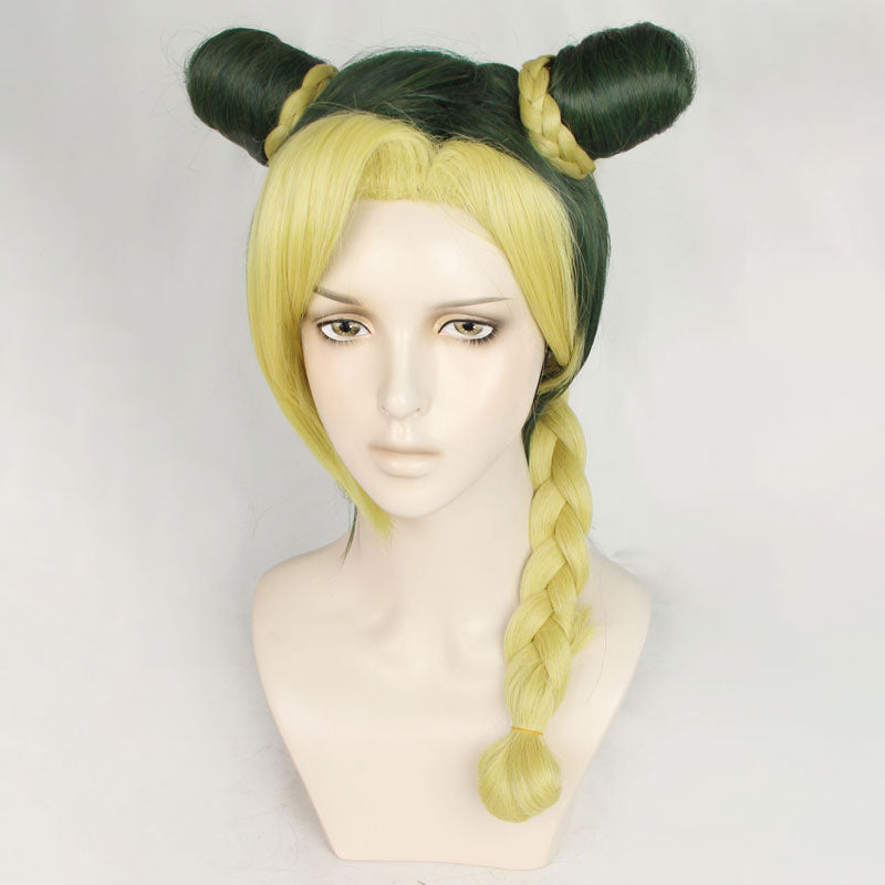 JoJo s Bizarre Adventure Stone Ocean Anime Jolyne Cujoh Green Cosplay Wig