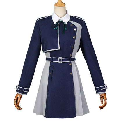 Lycoris Recoil Takina Inoue Costume Cosplay Uniforme Bleu