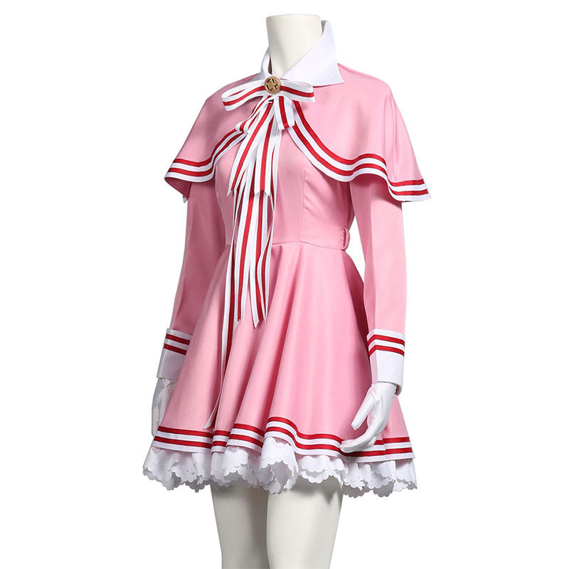 Cardcaptor Sakura: carte claire Sakura Kinomoto robe rose Costume Cosplay