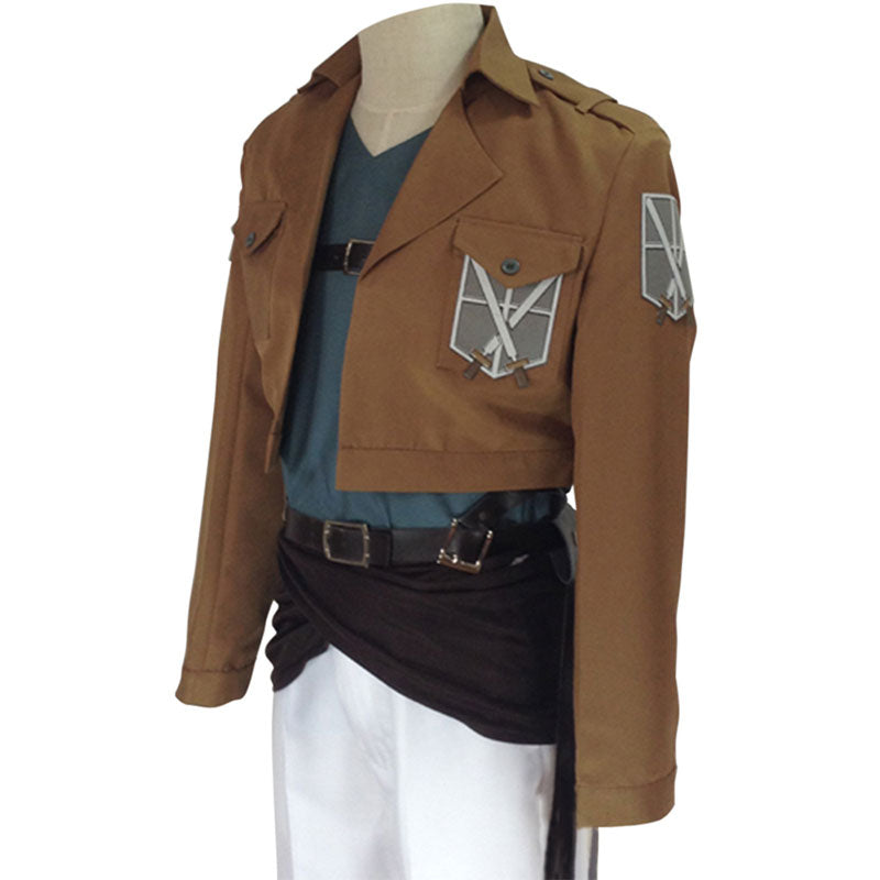 Men Hoodie Jacket Coat Anime Attack On Titan Scout Regiment Uniform Bat  Cloak | eBay