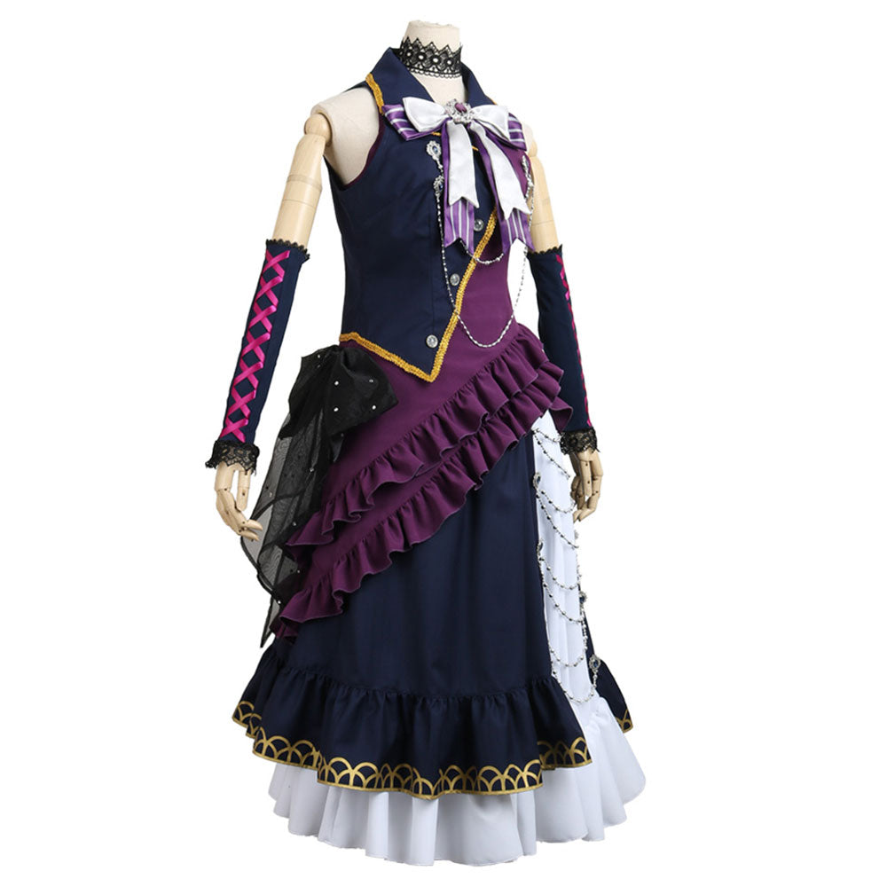 BanG Rêve !  Roselia Shirokane Rinko CRI NOIR Cosplay Costume