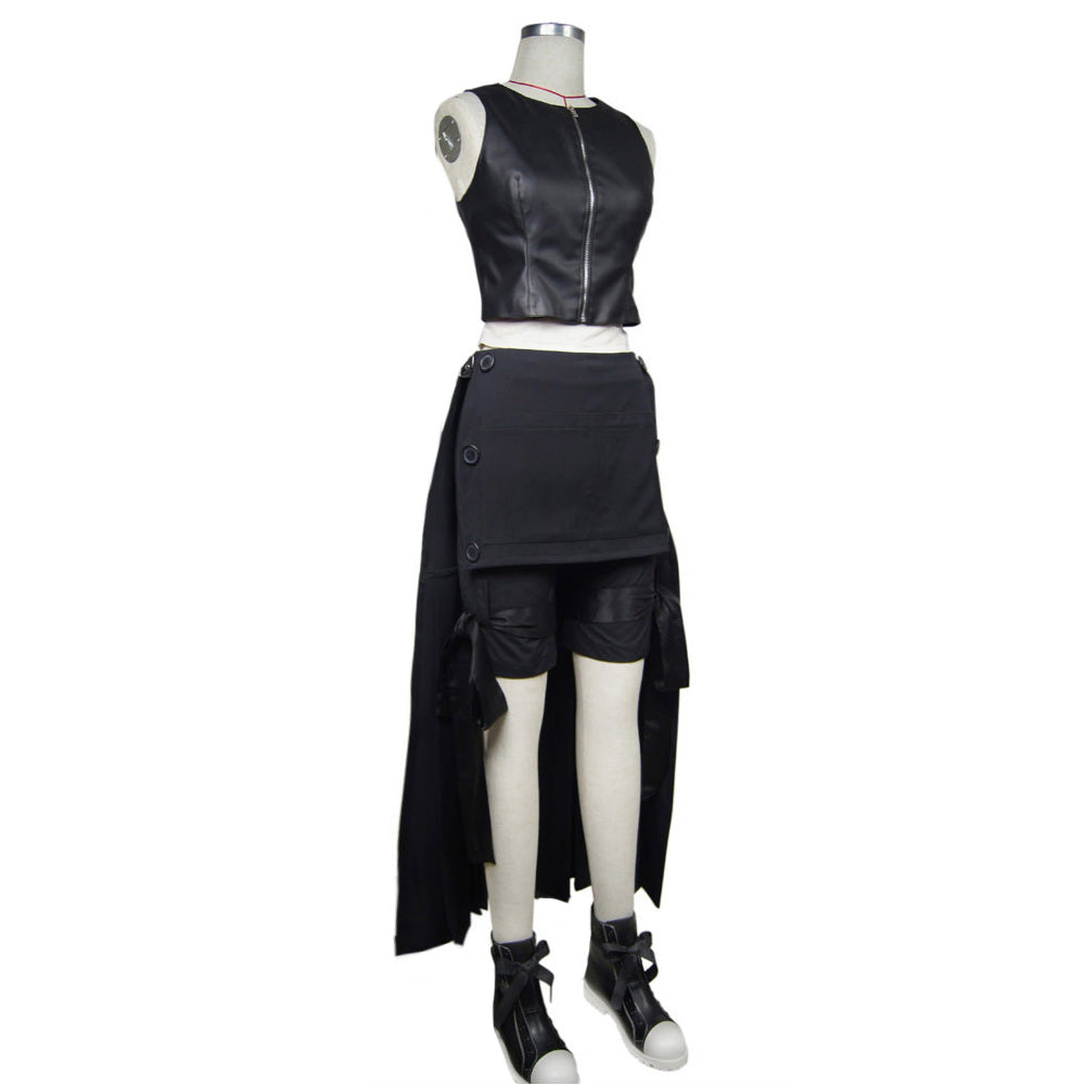 Final Fantasy VII Advent Children Tifa Lockhart Black Cosplay Costume