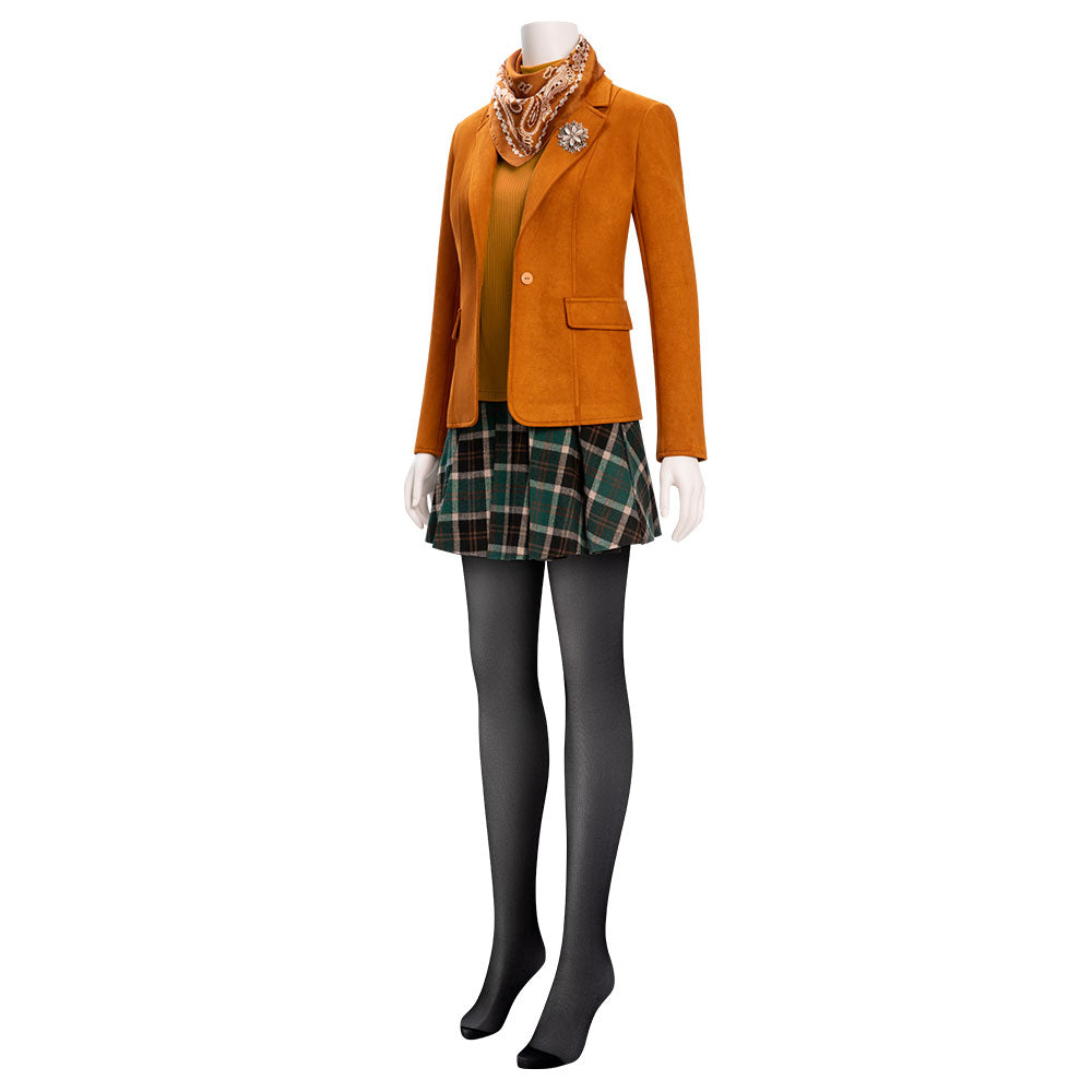 Game Resident Evil 4 Remake Ashley Graham Coat Skirt Cosplay Costume  Halloween Outfit