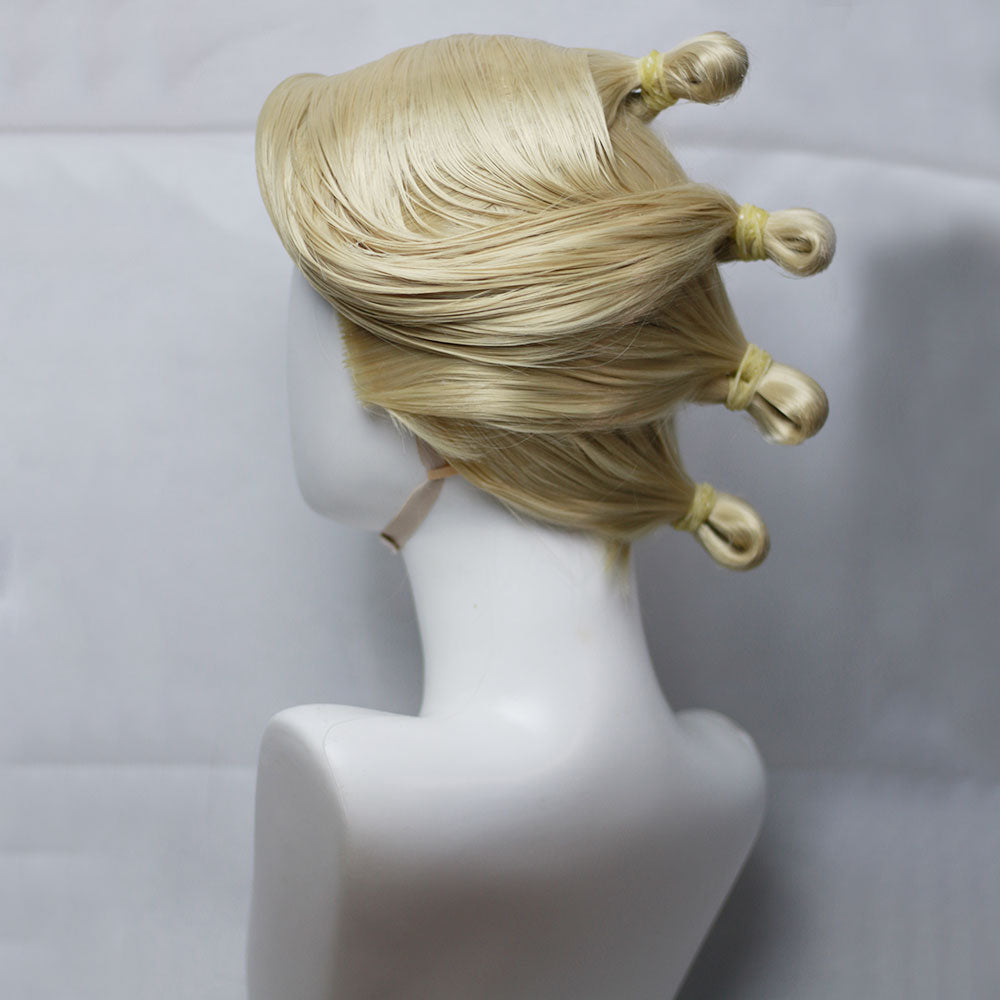 JoJo's Bizarre Adventure: Vento Aureo Golden Wind Prosciutto Golden Cosplay Wig