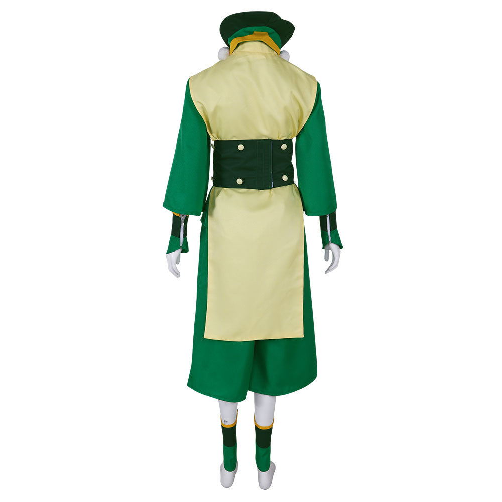 Avatar: The Last Airbender Toph Beifong Green Cosplay Costume – Gcosplay