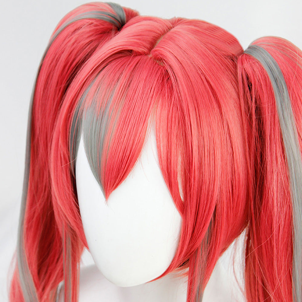 Azur Lane Bremerton Pink Gray Cosplay Wig Gcosplay