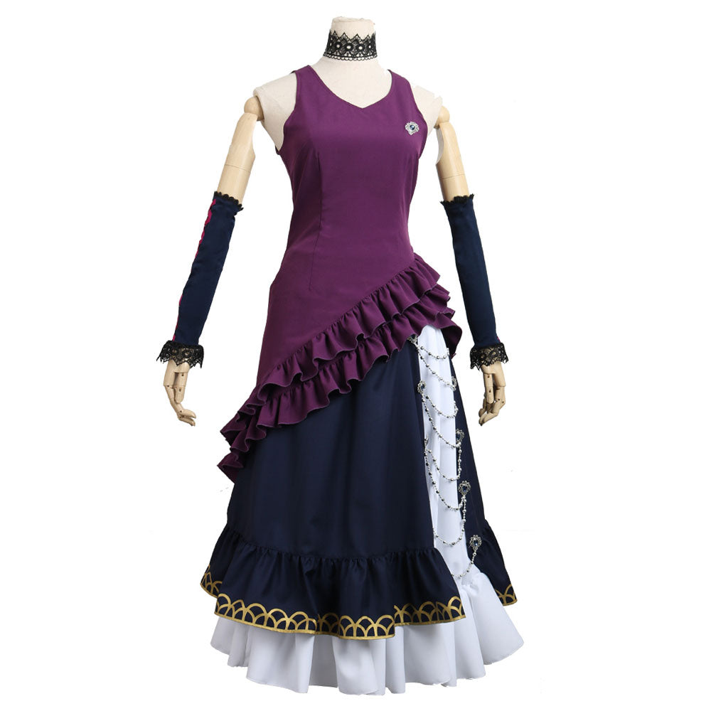 BanG Rêve !  Roselia Shirokane Rinko CRI NOIR Cosplay Costume