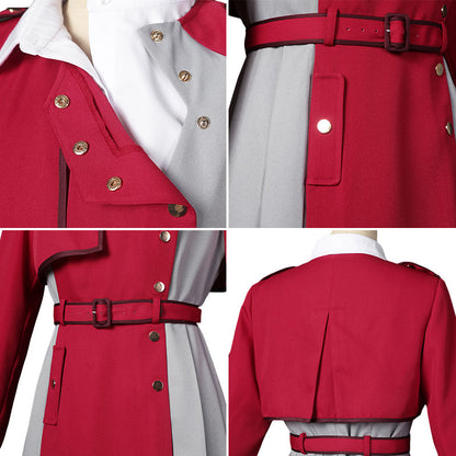 Lycoris Recoil Chisato Nishikigi Red Uniform Cosplay Costume