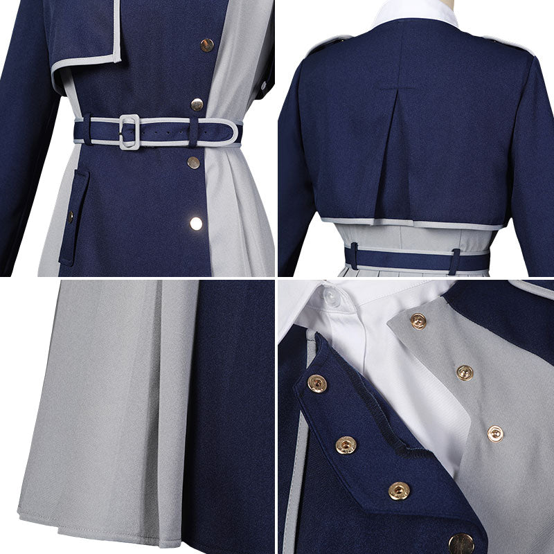 Lycoris Recoil Takina Inoue Blue Uniform Cosplay Costume