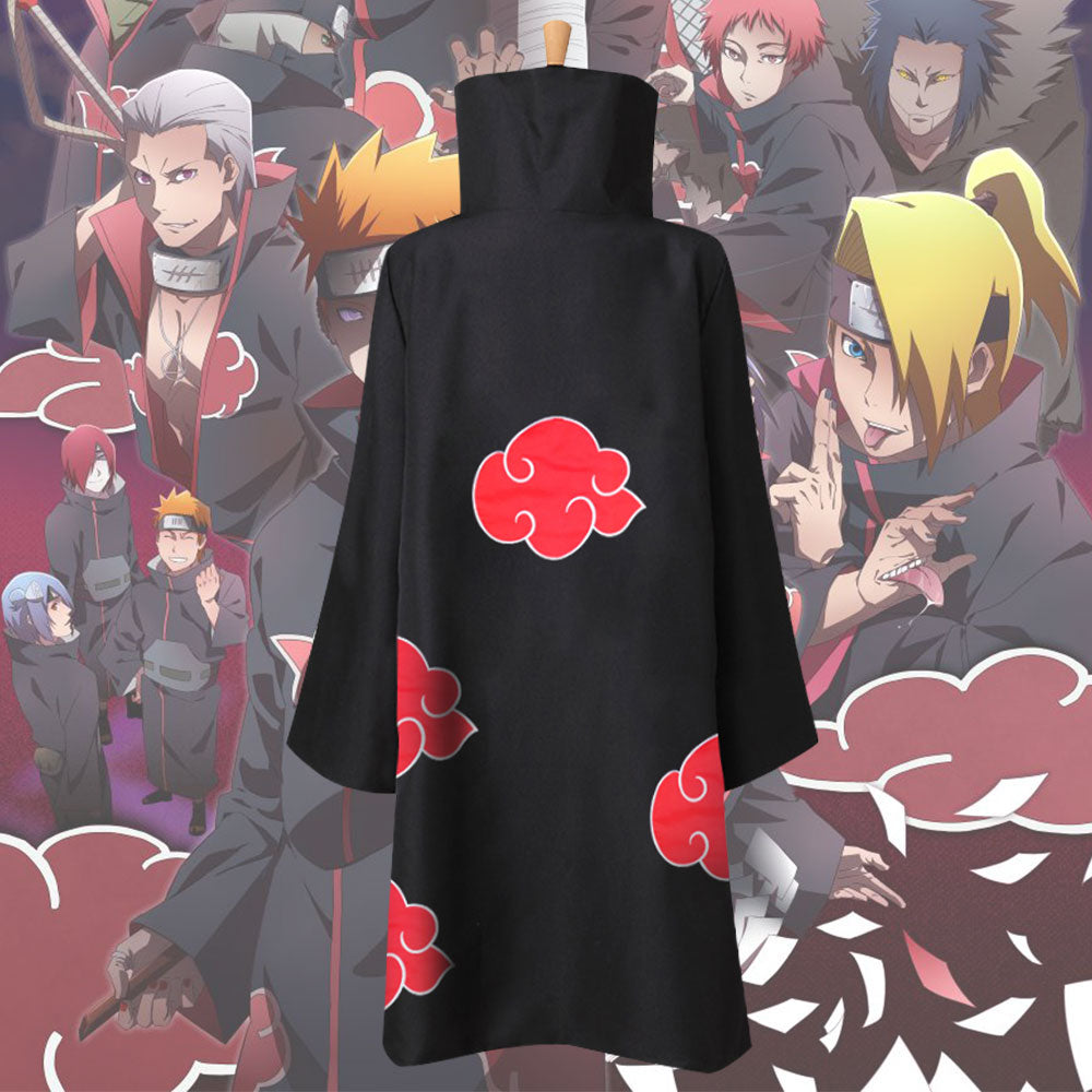 Akatsuki from Naruto Halloween Coat Cosplay Costume Gcosplay