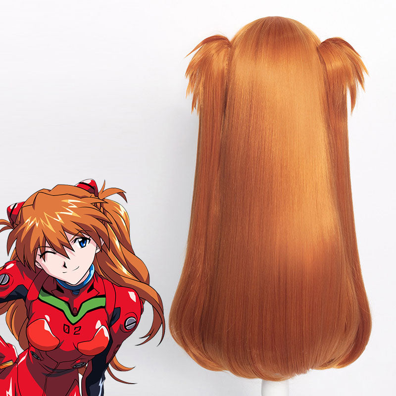 EVA Neon Genesis Evangelion Asuka Langley Sohryu Orange Cosplay Wig