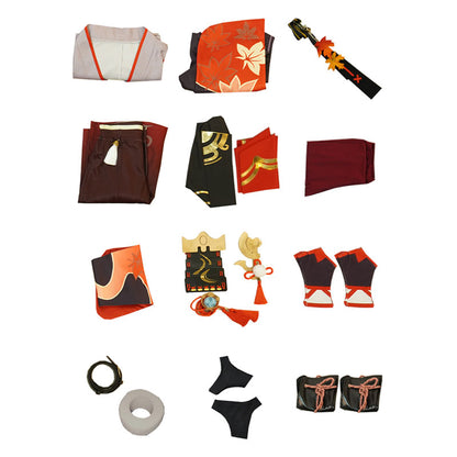 Genshin Impact Kazuha Halloween Cosplay Costume