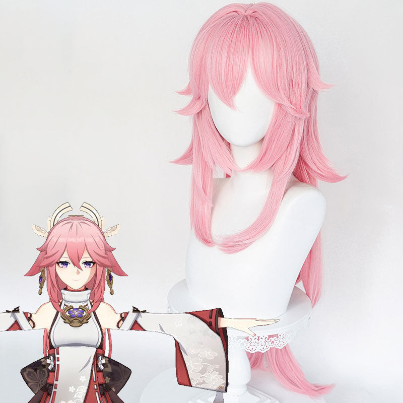 Yae Miko Genshin Impact newest Cosplay (w/ 3d printed props and wig!)