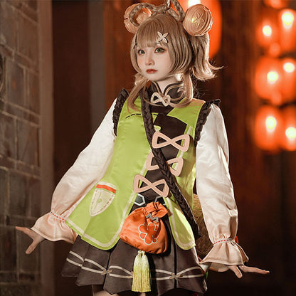 Yaoyao von Genshin Impact Halloween Cosplay Kostüm