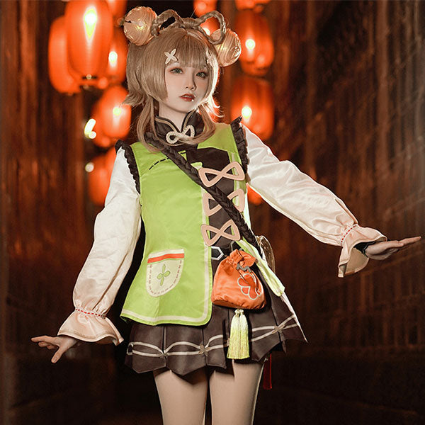 Yaoyao von Genshin Impact Halloween Cosplay Kostüm
